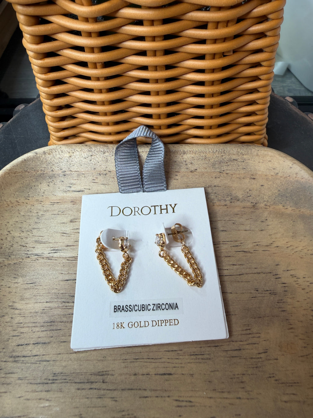 Linked in Gold Earrings