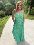 SPRING LUCIANA STRIPE DRESS