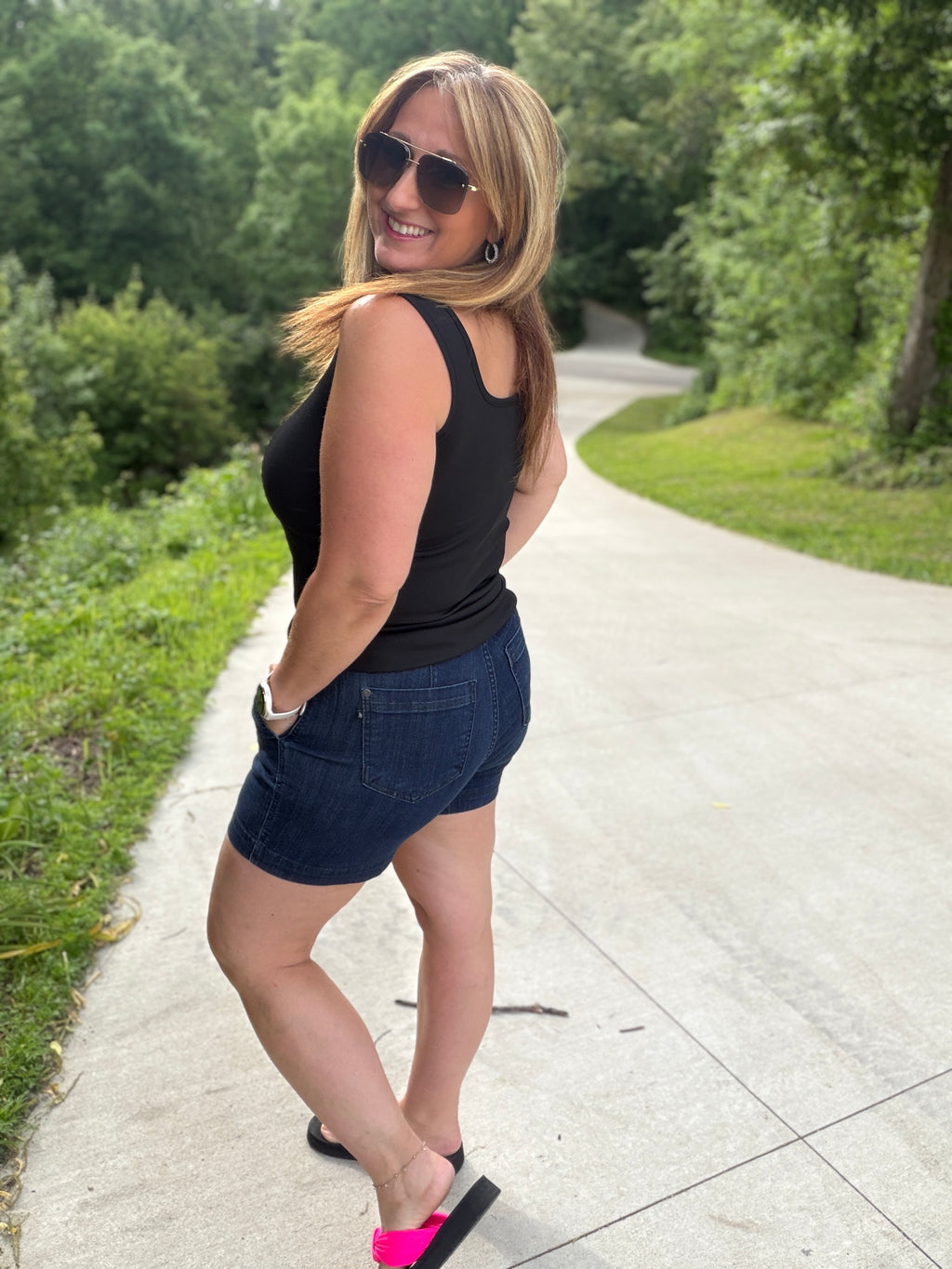 Downtown Darling Trouser Shorts