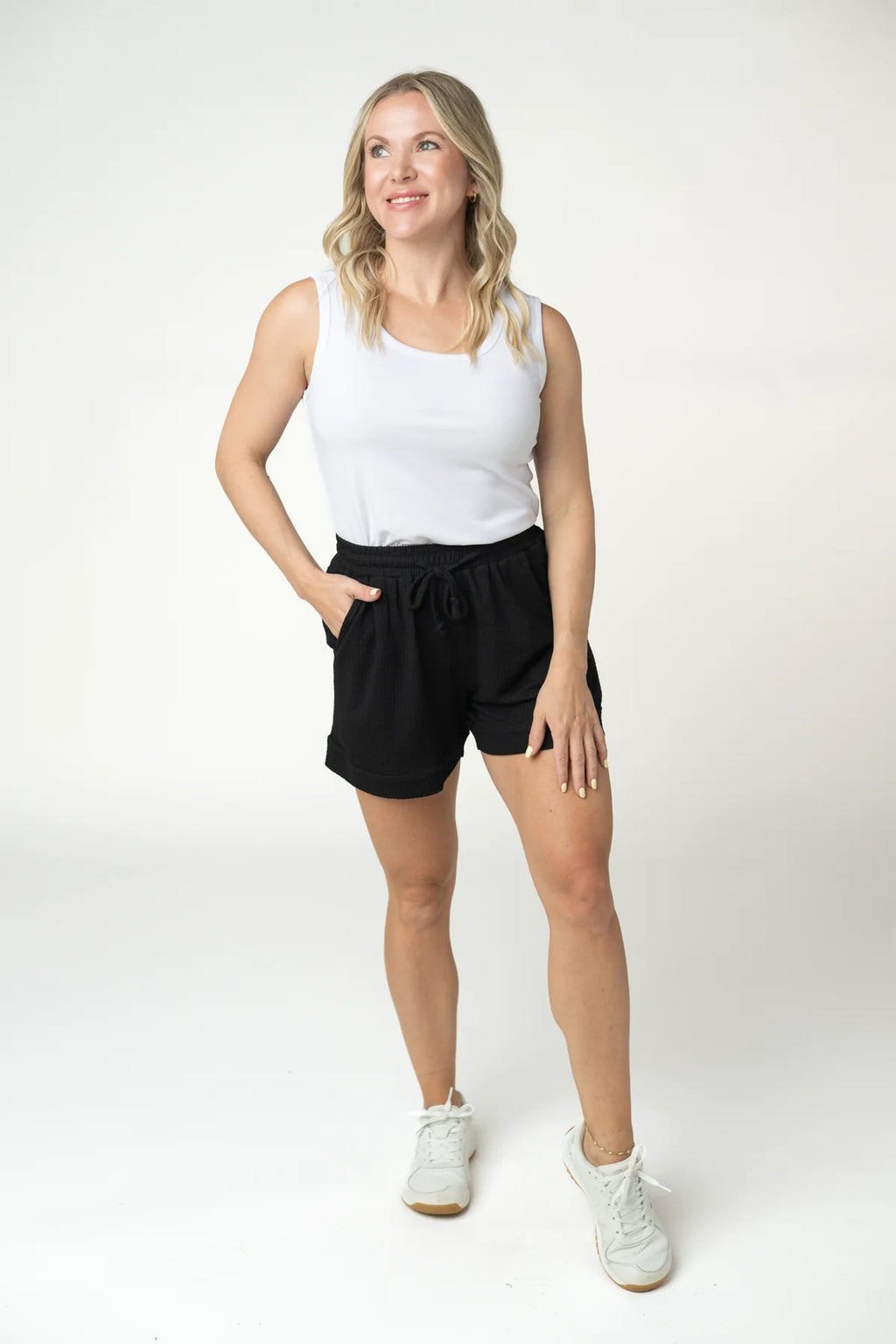 Weslie Waffle Shorts