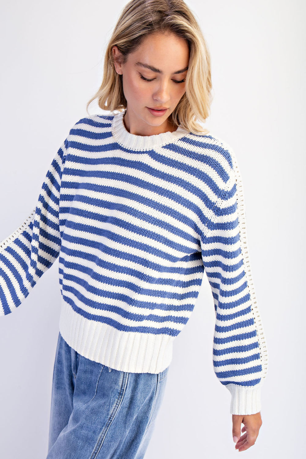 Coastal Charm Stripe Sweater