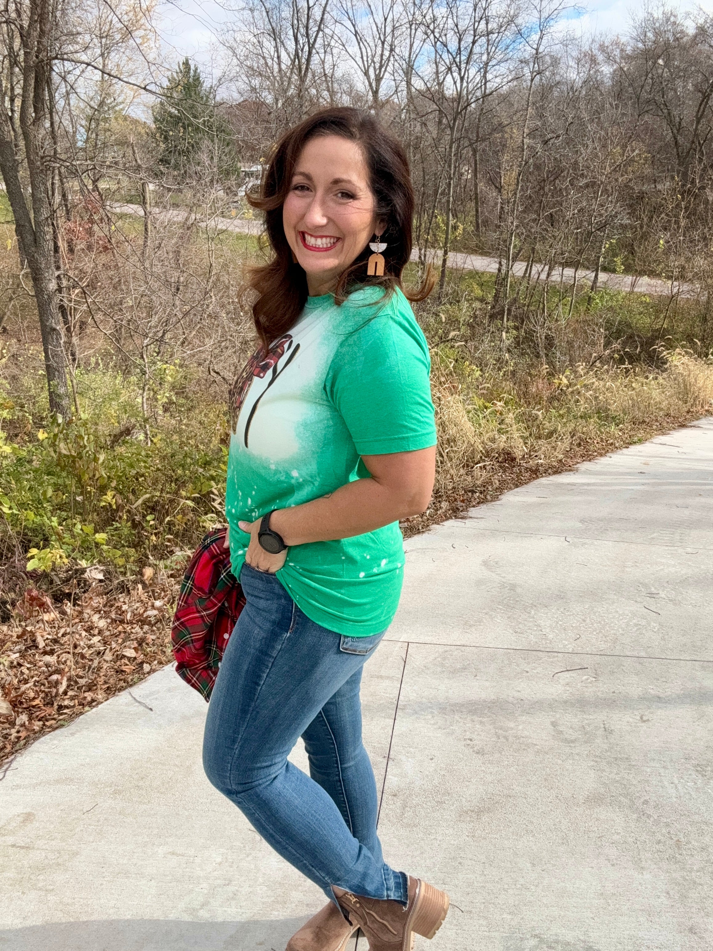 Leopard & Joy Graphic T