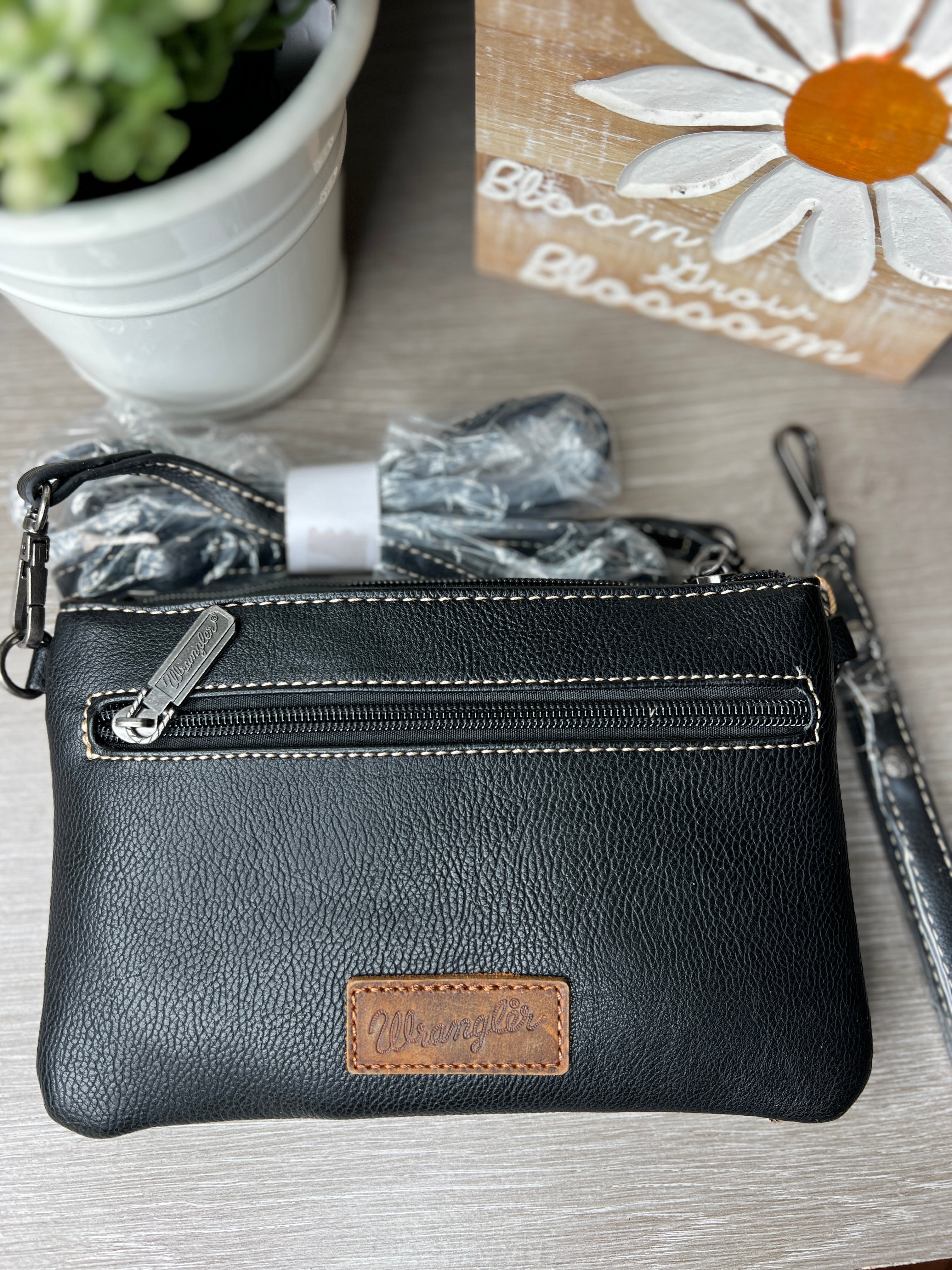 Wrangler Floral Embossed Crossbody