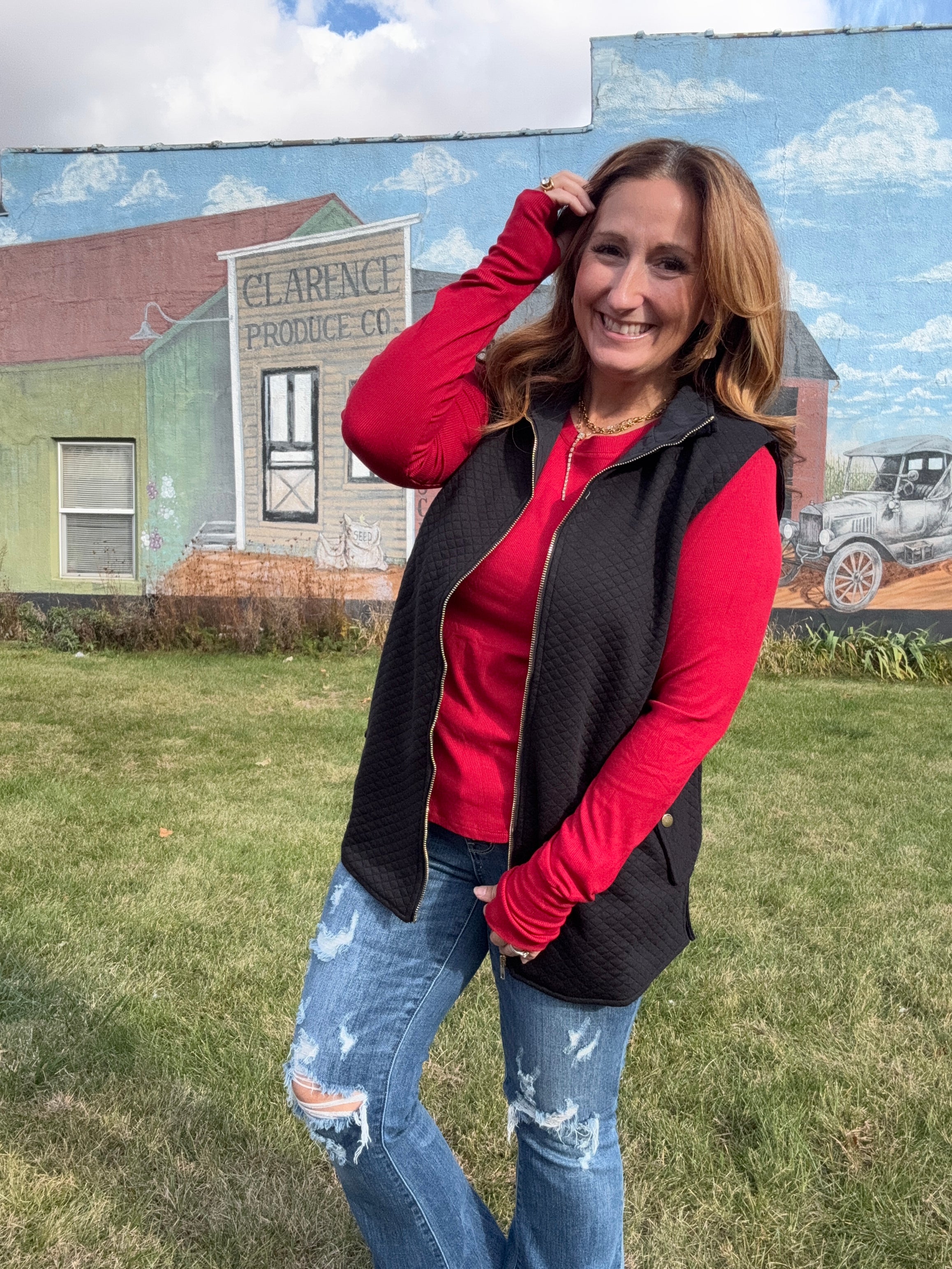 Chic & Cozy Quilted Vest