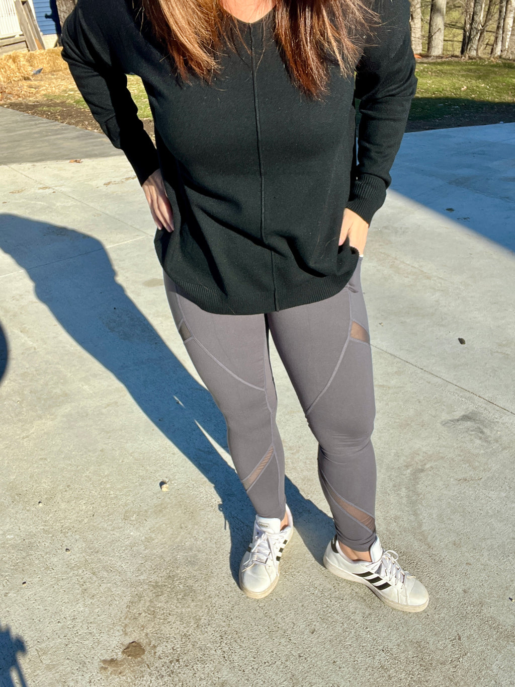 Mesh Detail Leggings