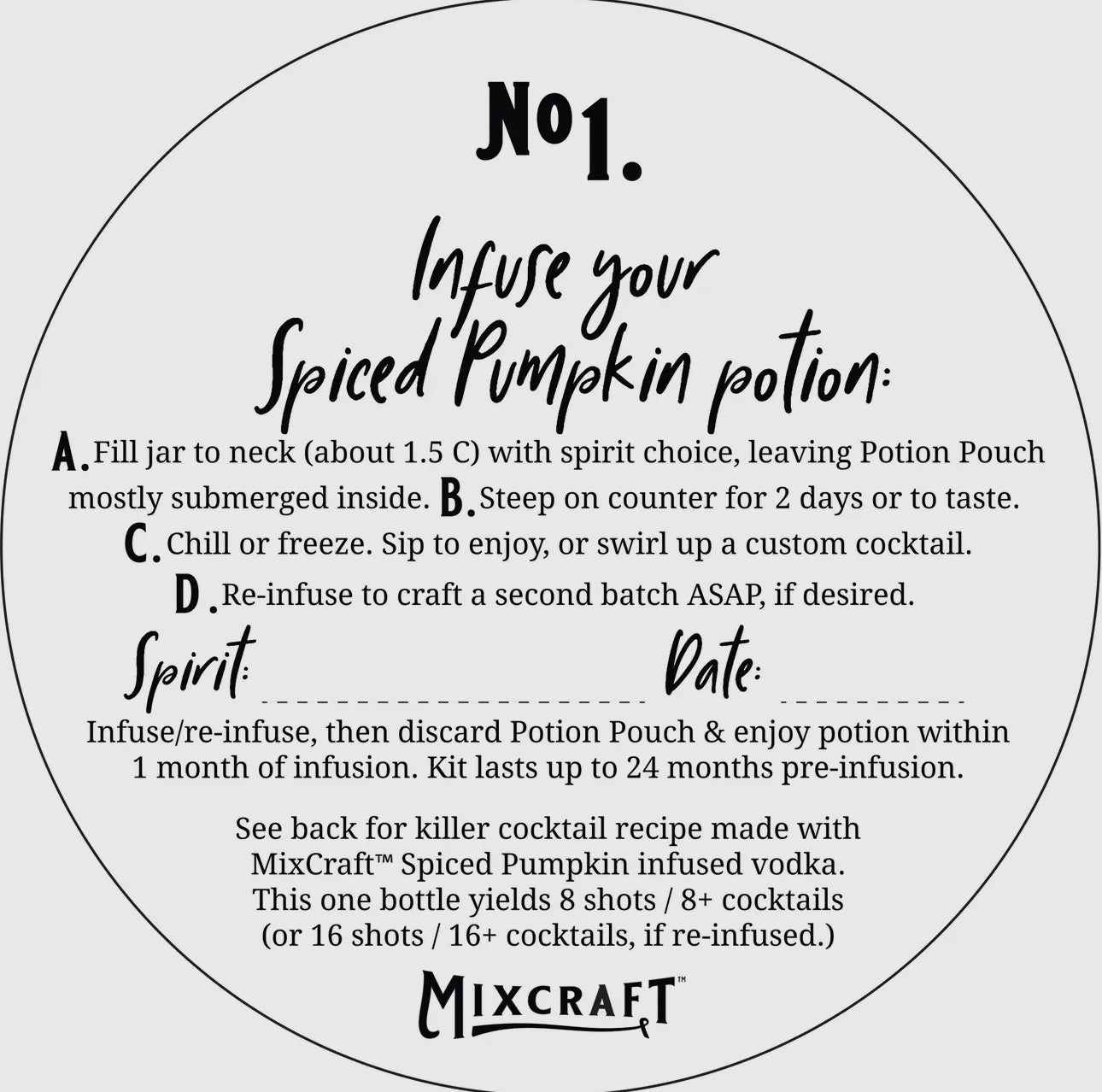 Spiced Pumpkin Spirit Infusion Kit