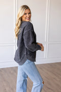 Washed Black Rounded Bottom