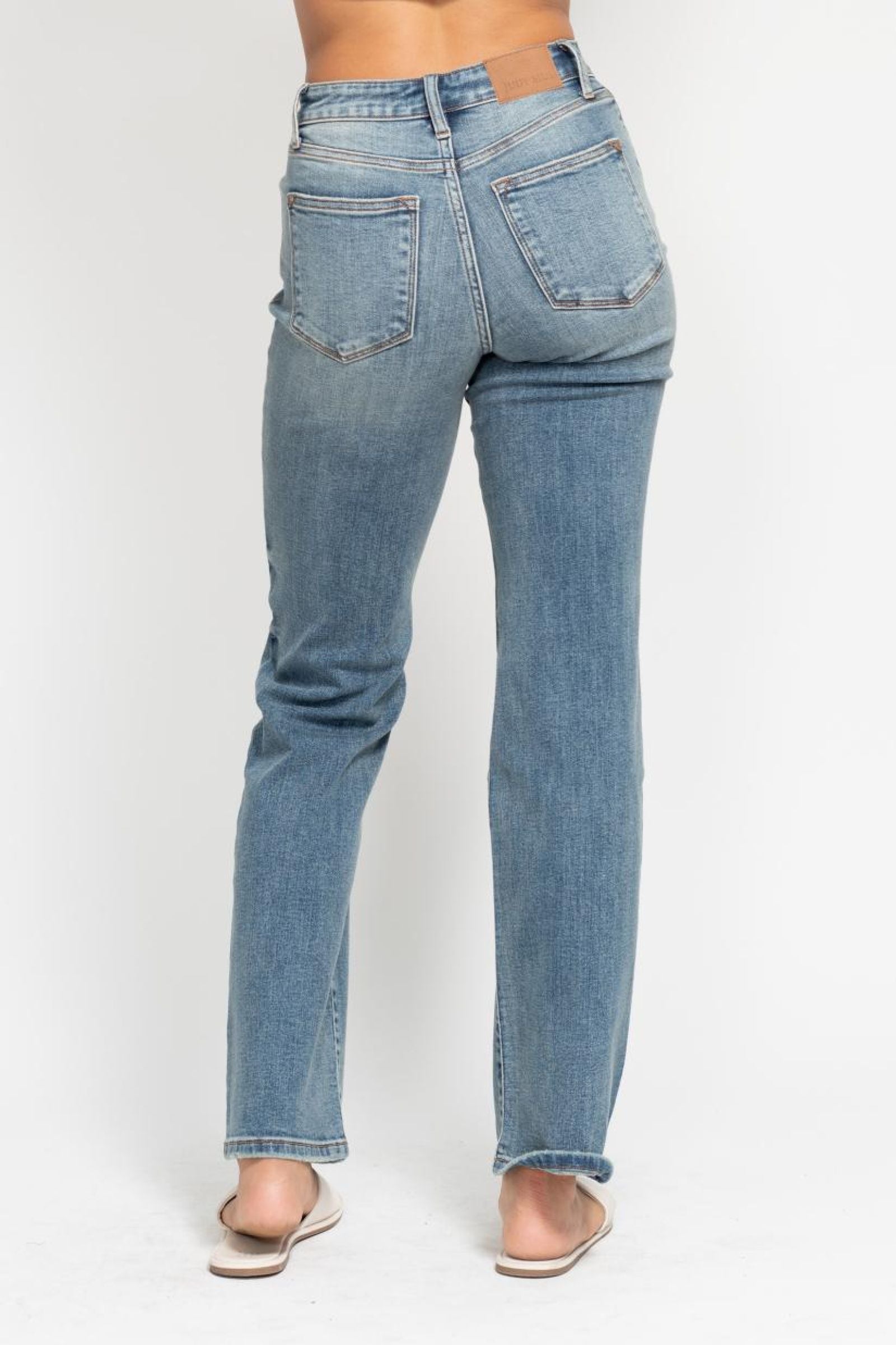 Judy Blue Rebel Straight Dad Jeans