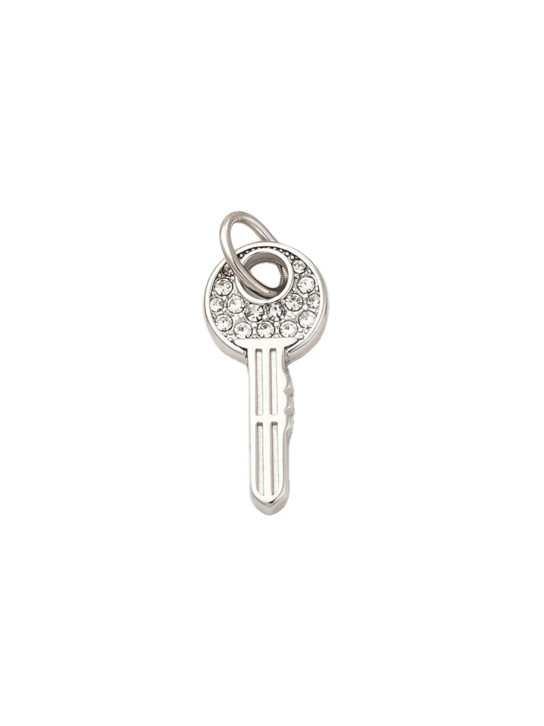 Silver Home Sweet Home Key Charm