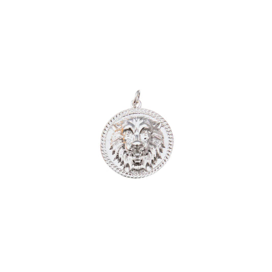 Silver Let Me Hear You Roar Lion Charm