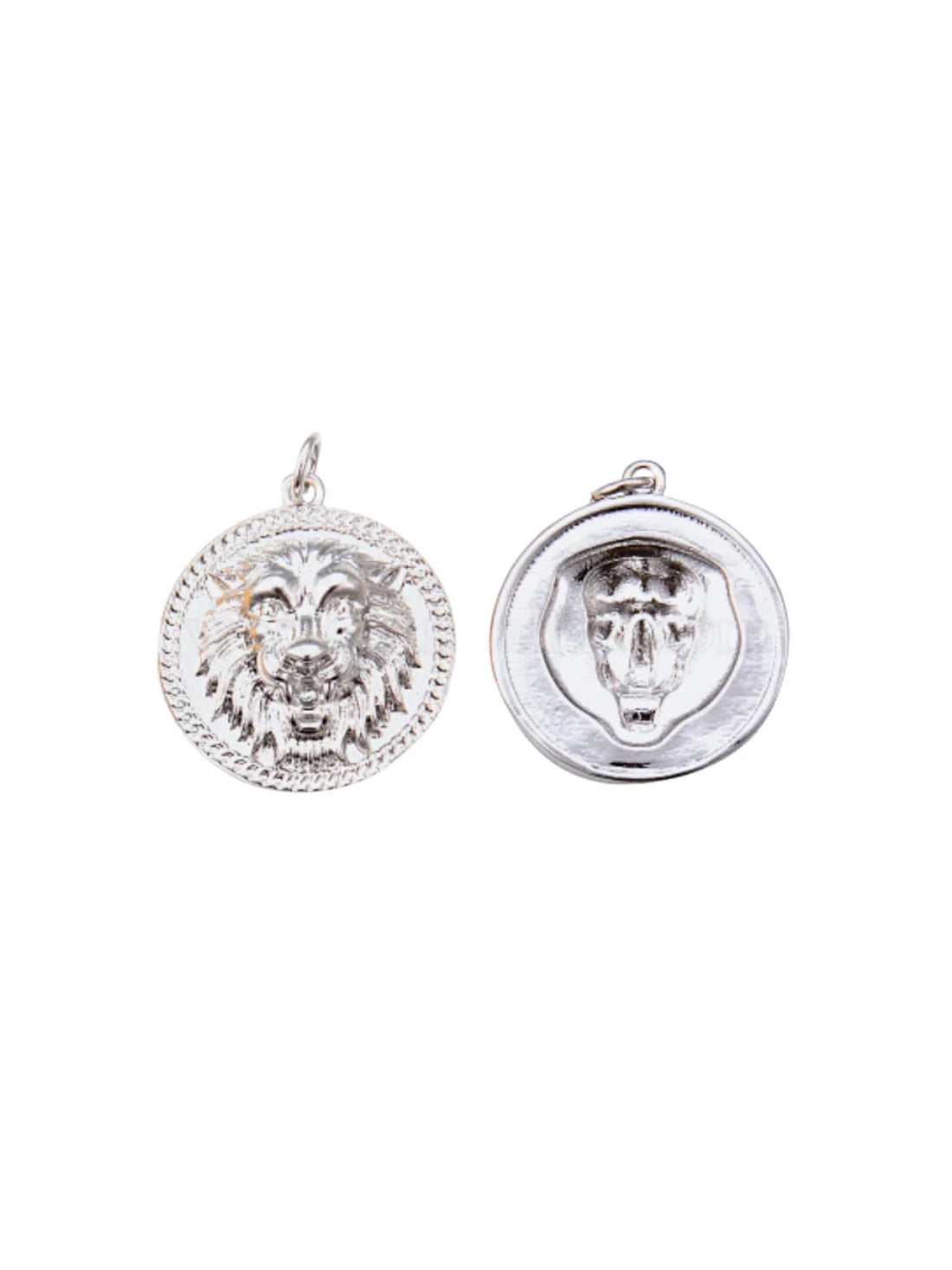 Silver Let Me Hear You Roar Lion Charm