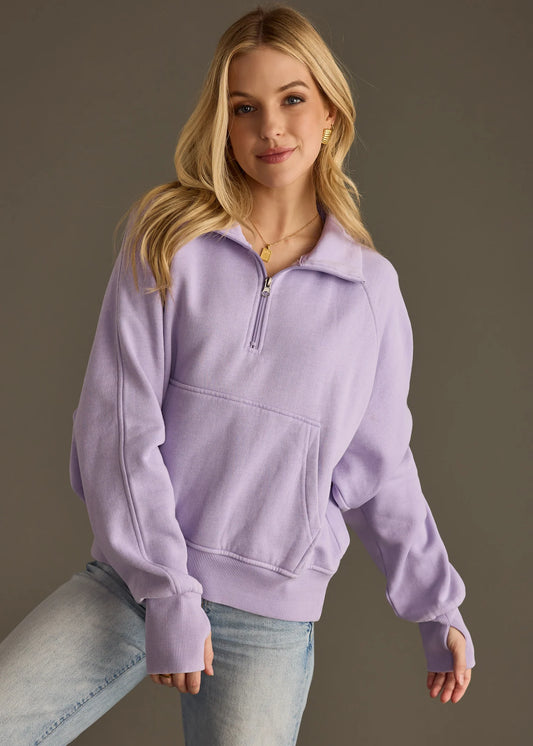 Lavender Haze 3/4 Zip