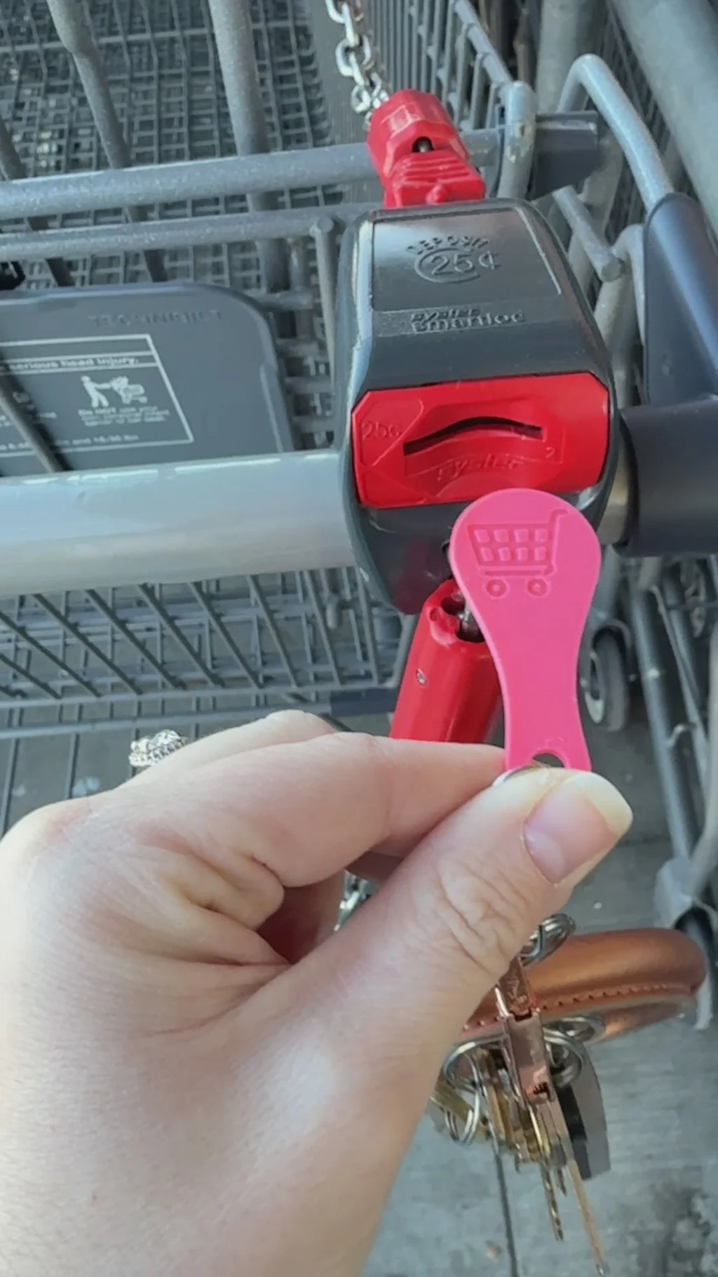 Shopping Cart Quarter Saver