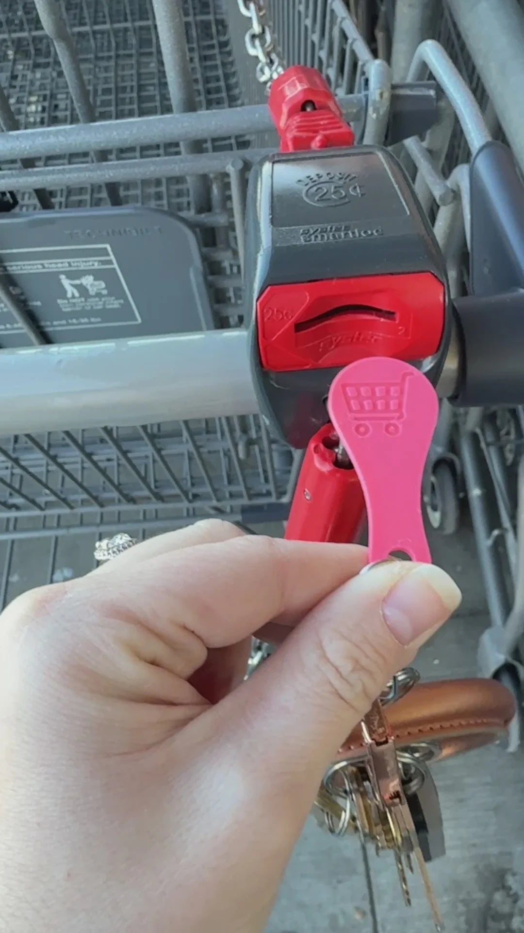 Shopping Cart Quarter Saver