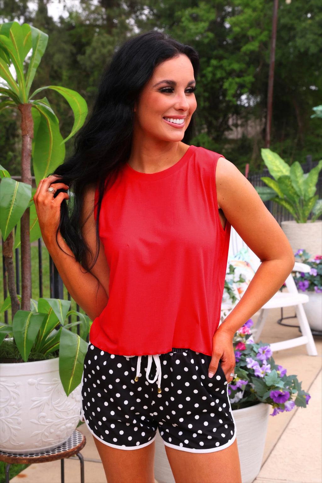 Banks Basic Lettuce Tank- Red