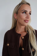 Small Diamond Hoops
