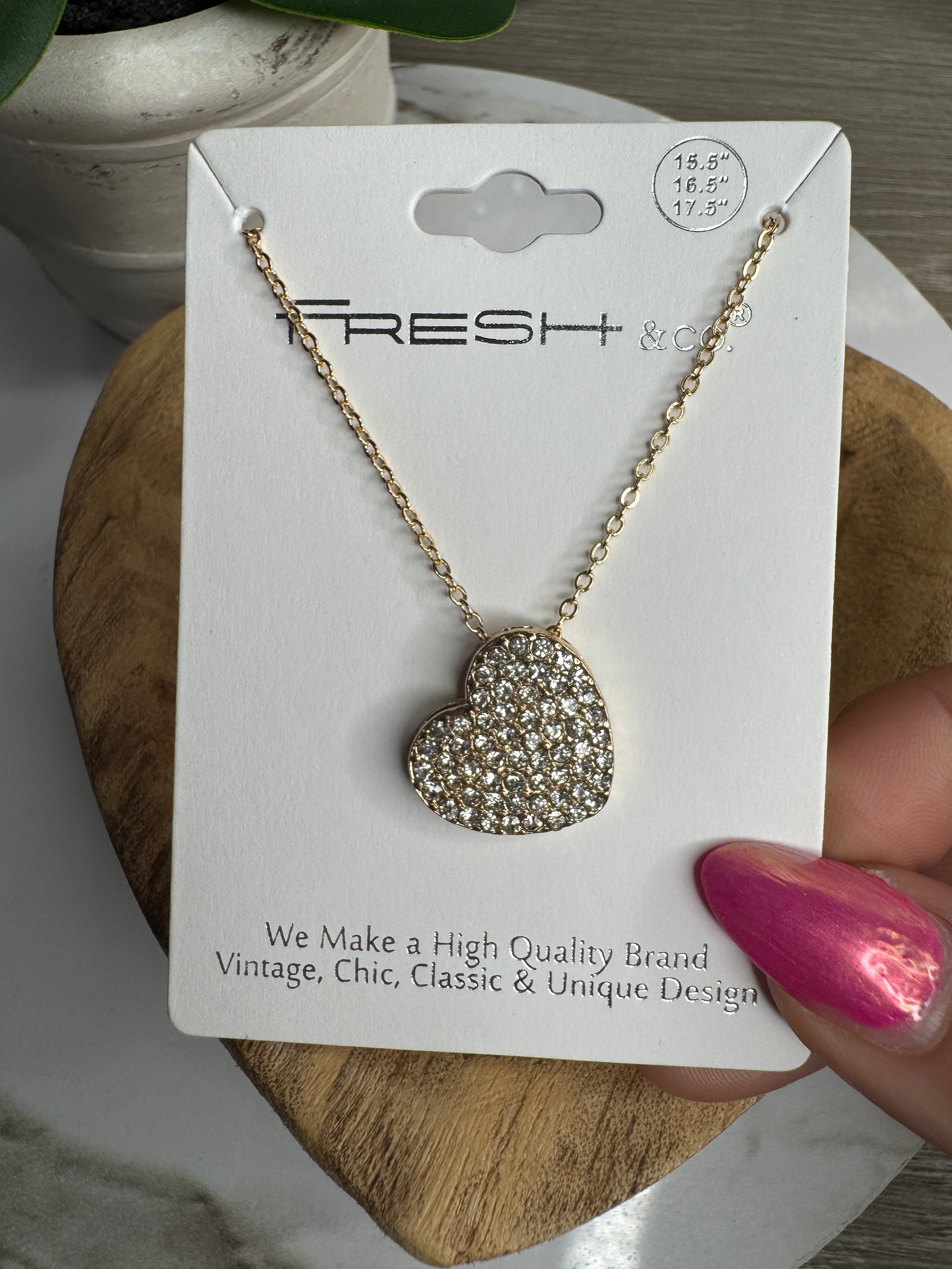 Twinkle Heart Pendant