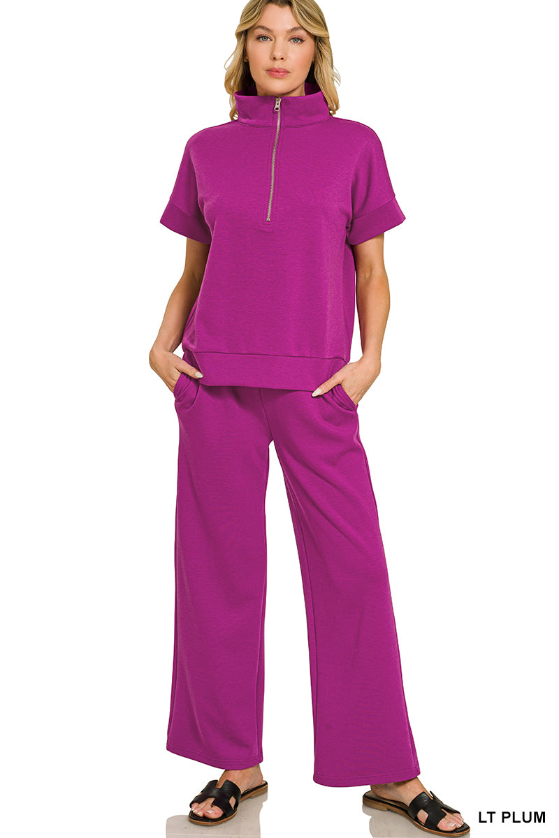 Plum Perfect Half Zip