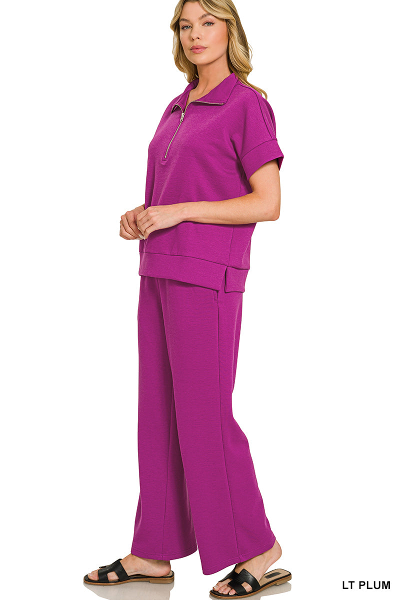Plum Perfect Half Zip