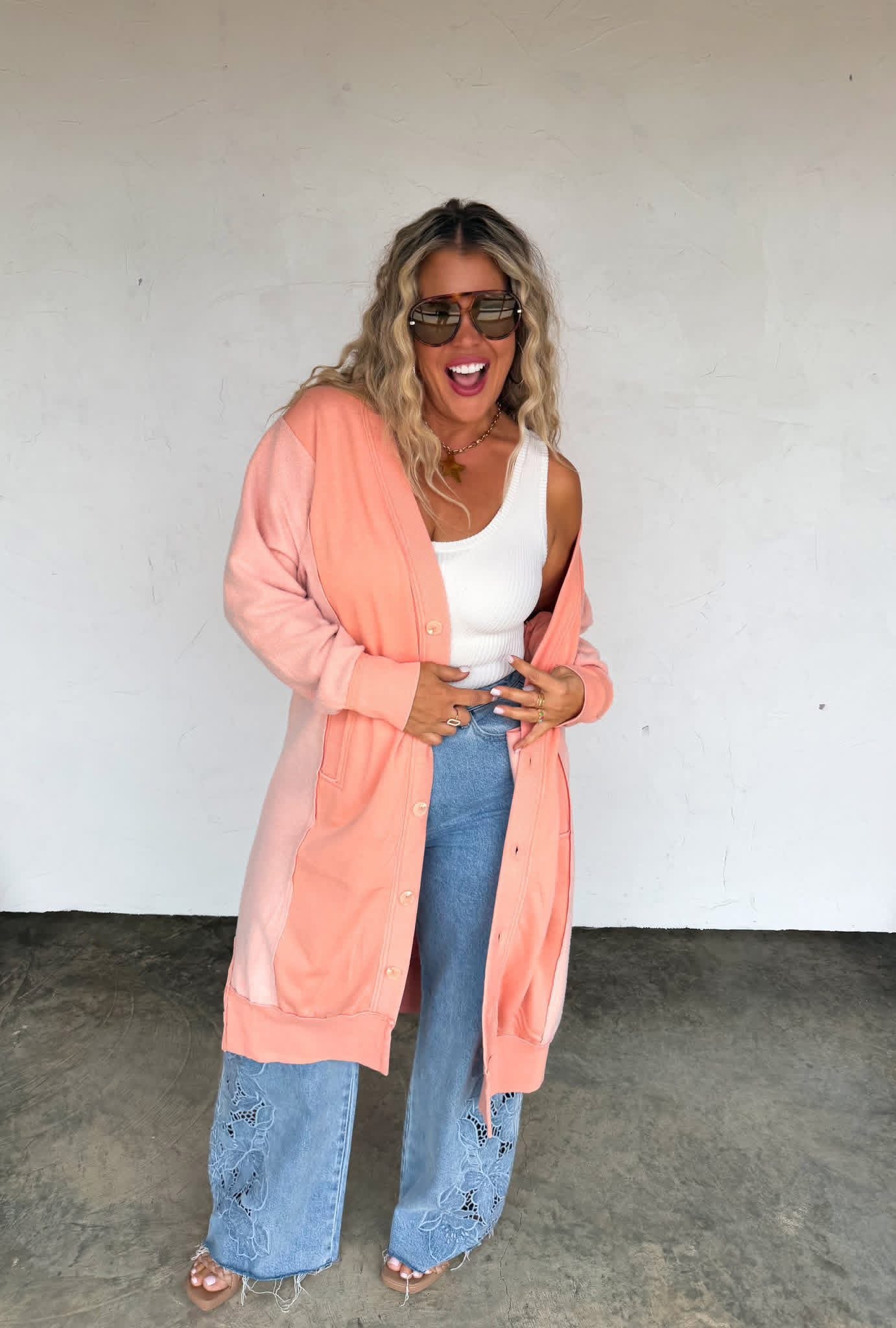 Desi Cardigan Sherbet