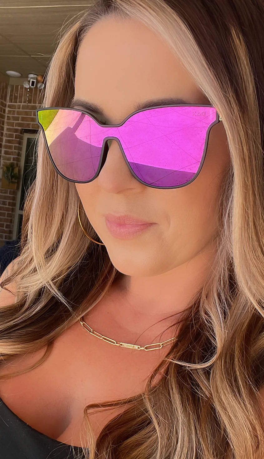 Capri Hot Pink DAX Sunglasses