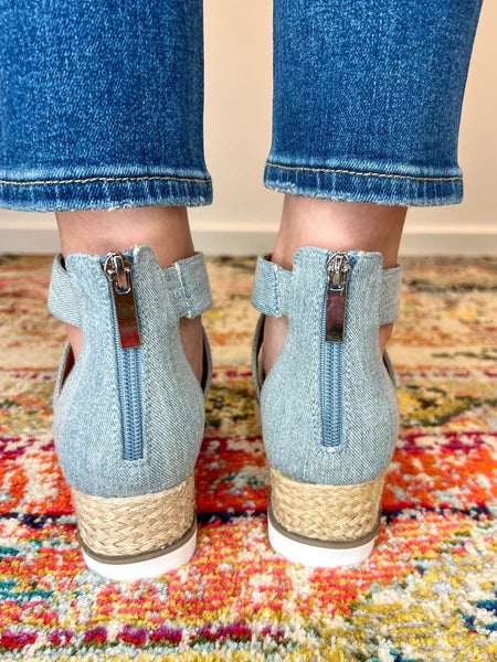 Corky’s Double Dutch Denim Sandals
