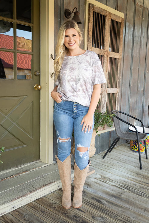 Camo Slouchy Tshirt