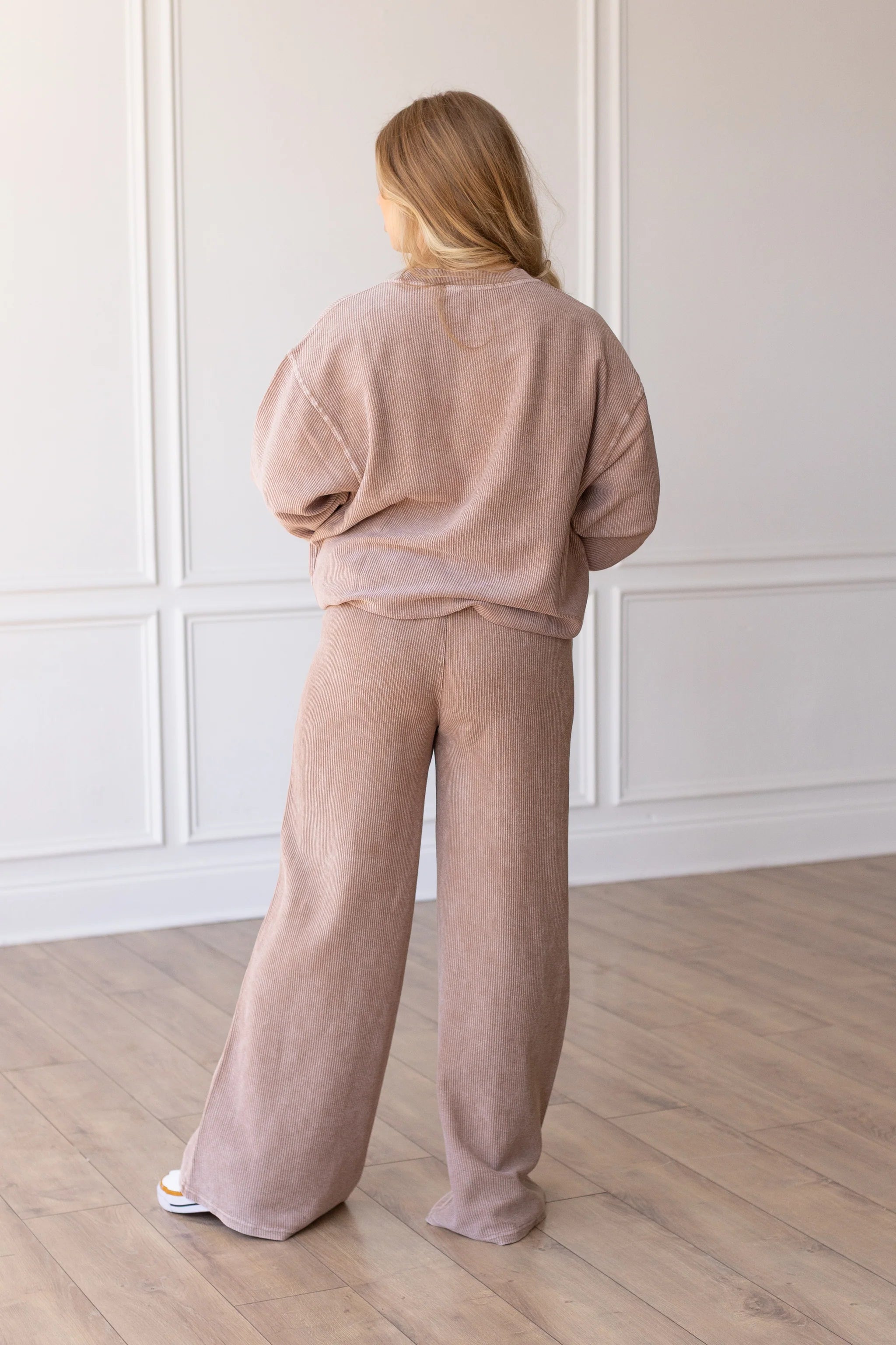 Toffee Luxe Cord Straight Leg