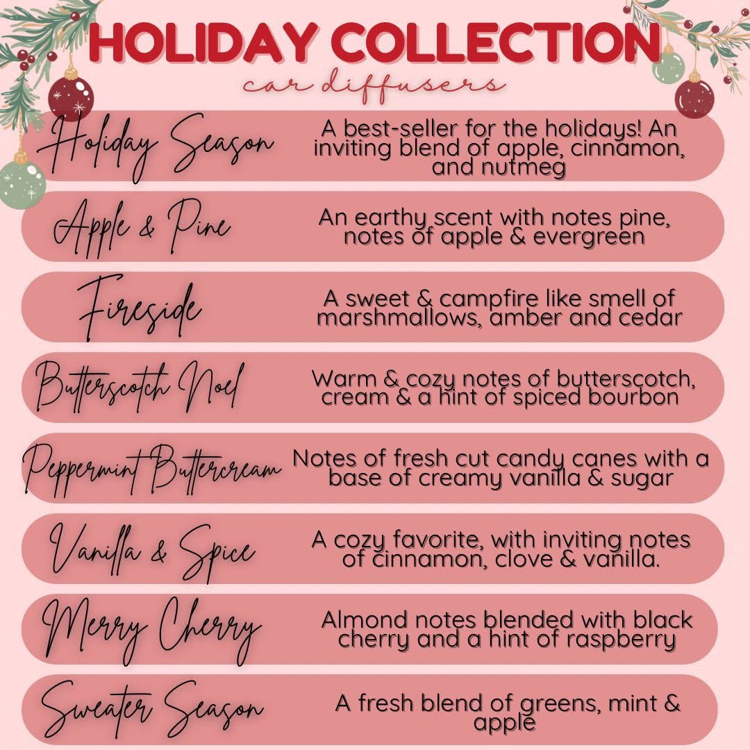 Winter Car Diffusers