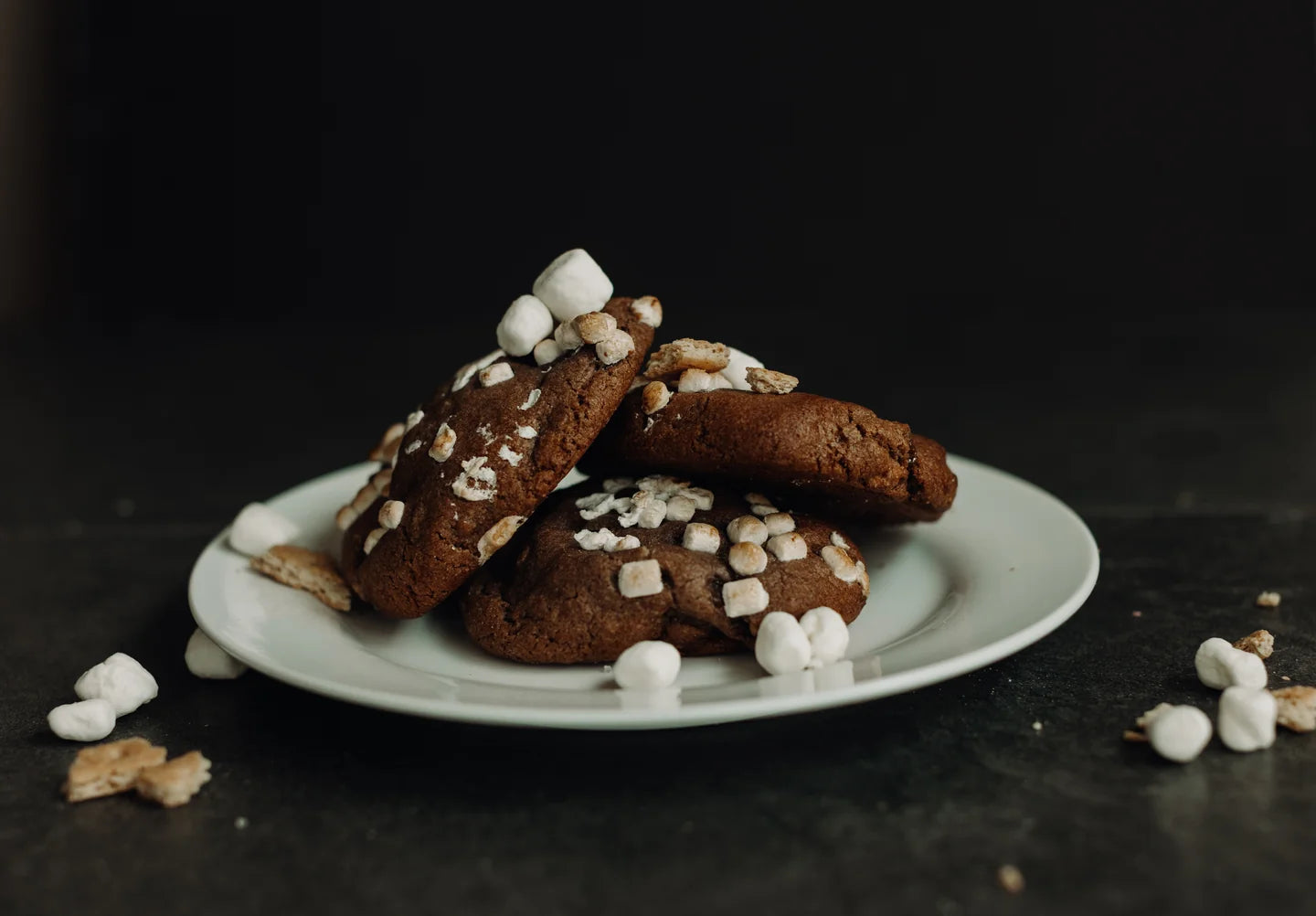 Chocolate Smore Cookies