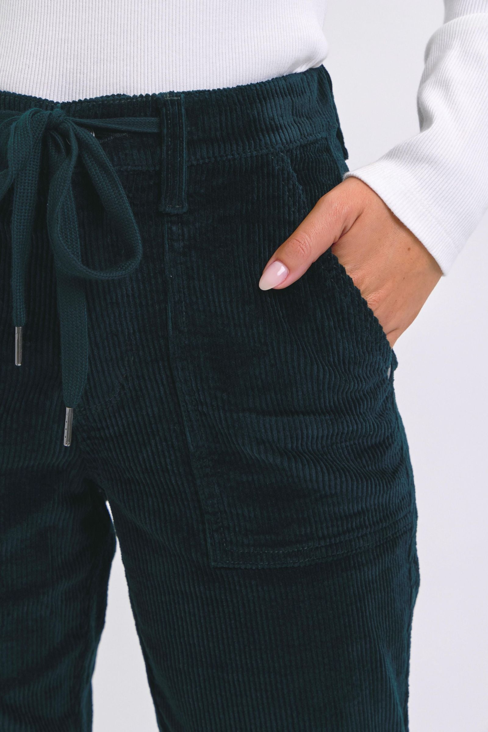 Judy Blue Emerald Cord Joggers