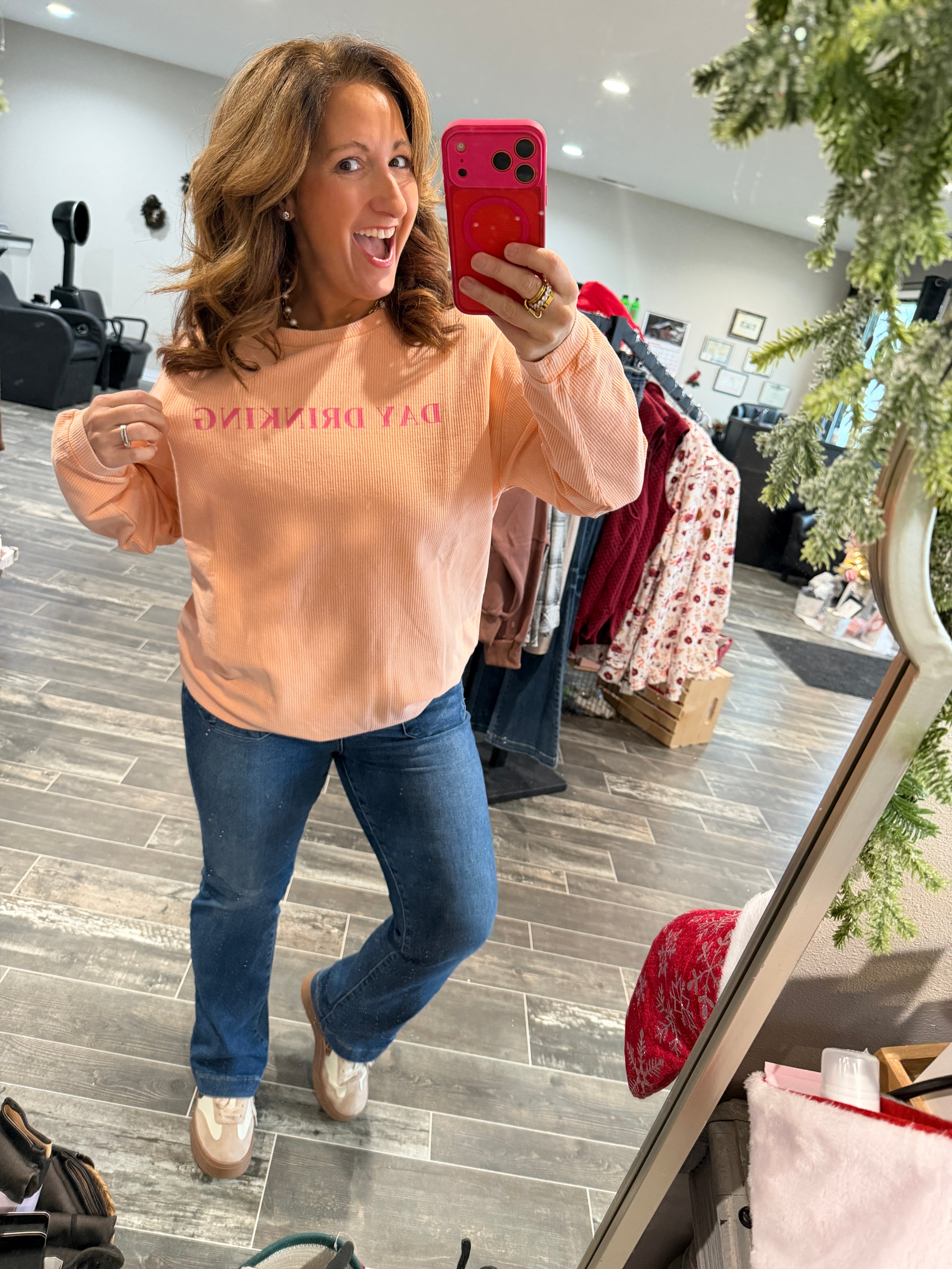 Day Drinking Cord Sweatshirt