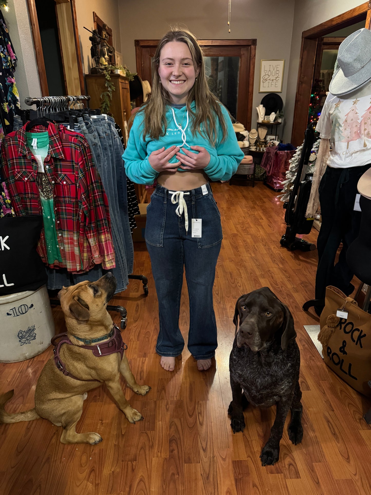 Judy Blue Debbie Drawstring Jeans