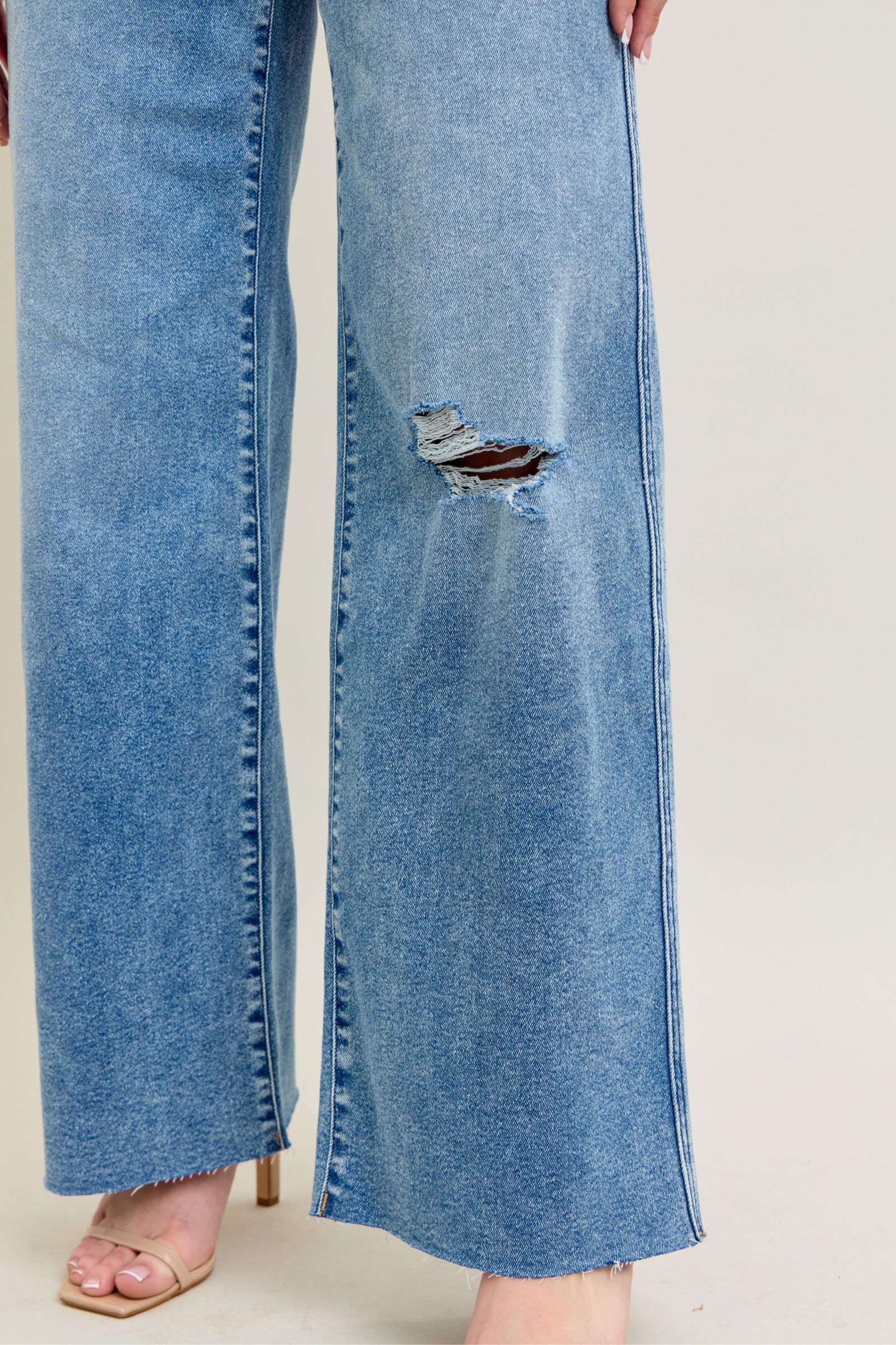 Rebel Revival Vintage Wide Leg Denim