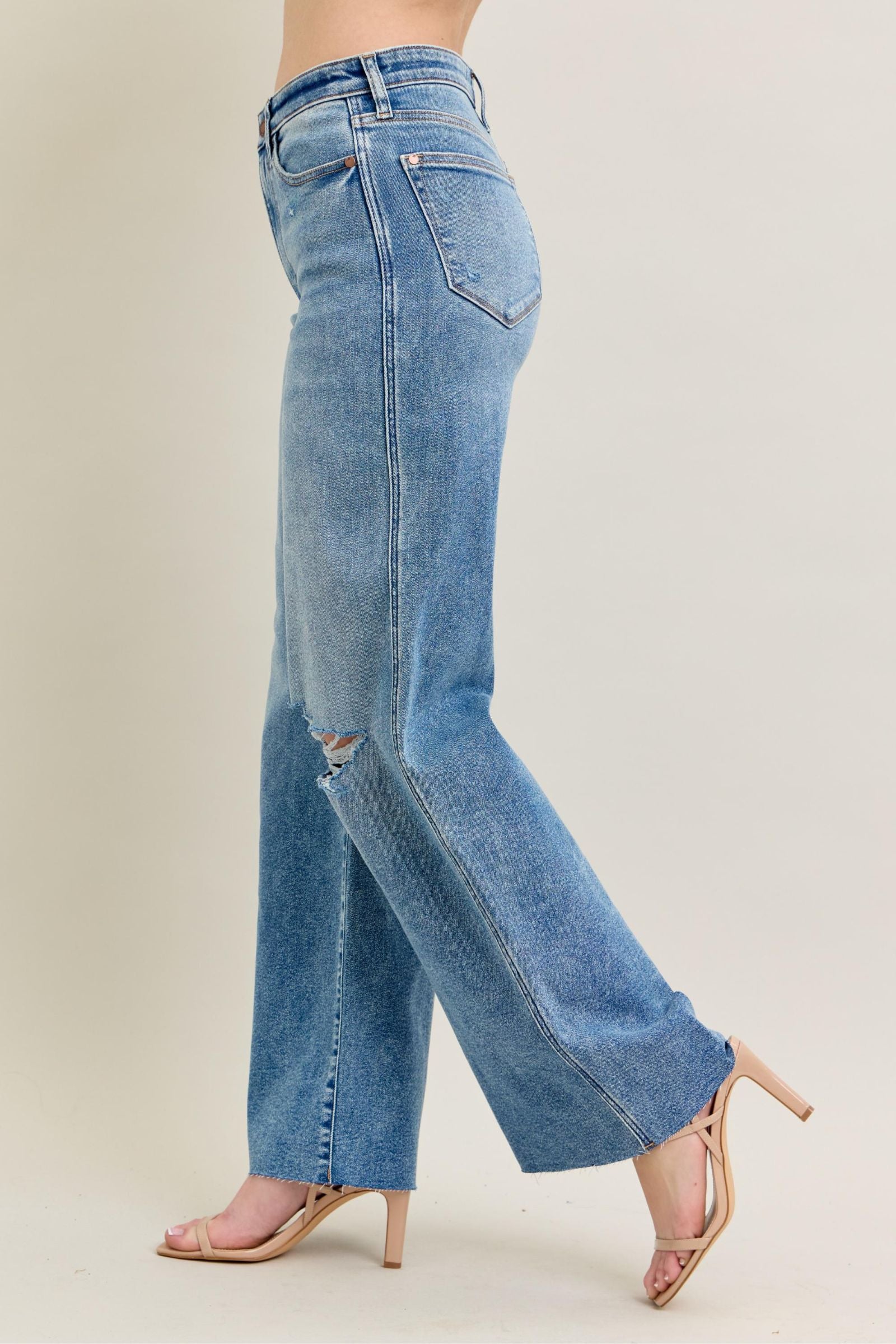Rebel Revival Vintage Wide Leg Denim