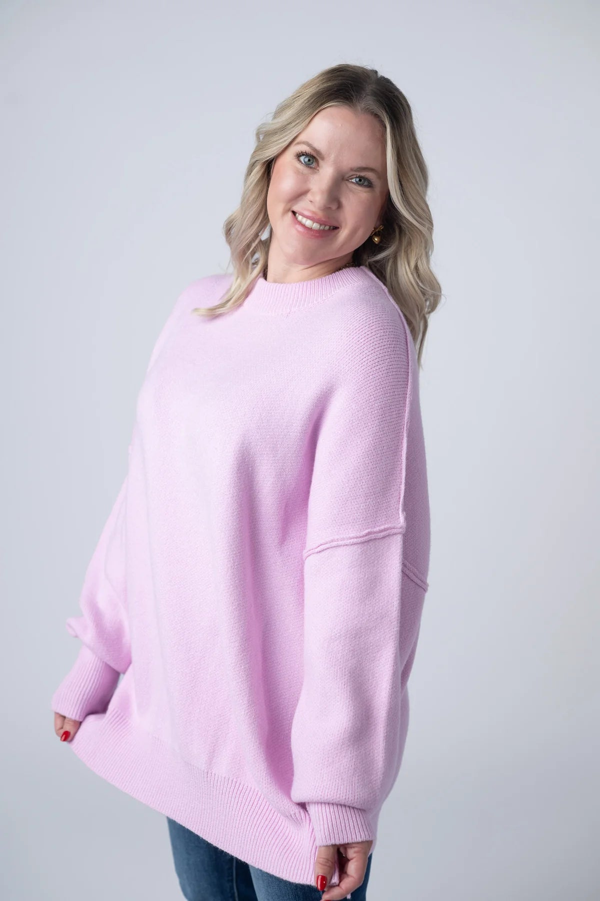 Aurora Cozy Sweater Lilac