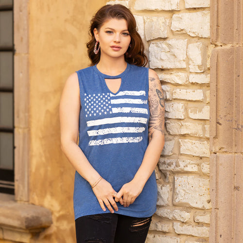 Americana Cut Out Tank