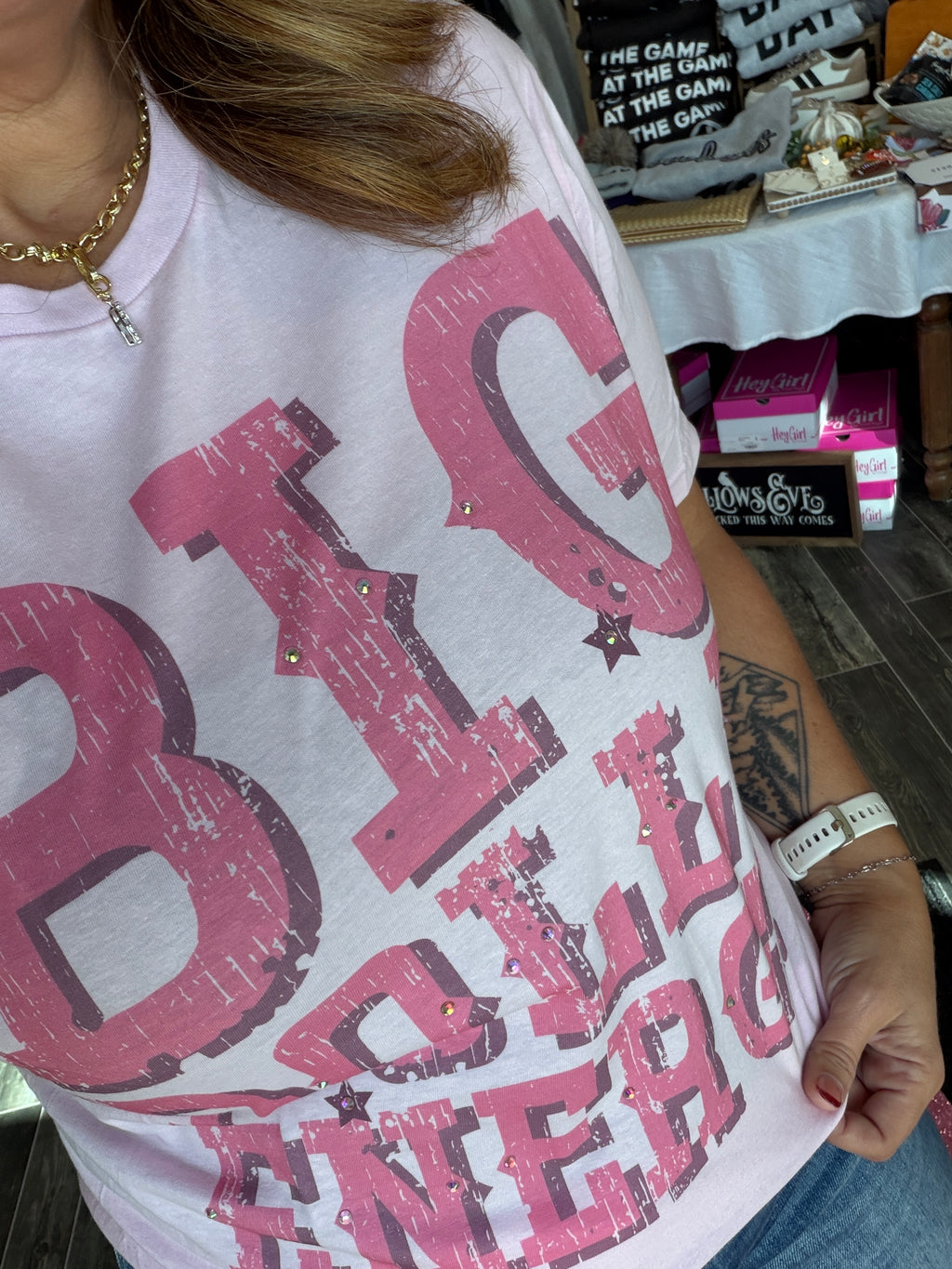 Big Dolly Energy Bling Tshirt