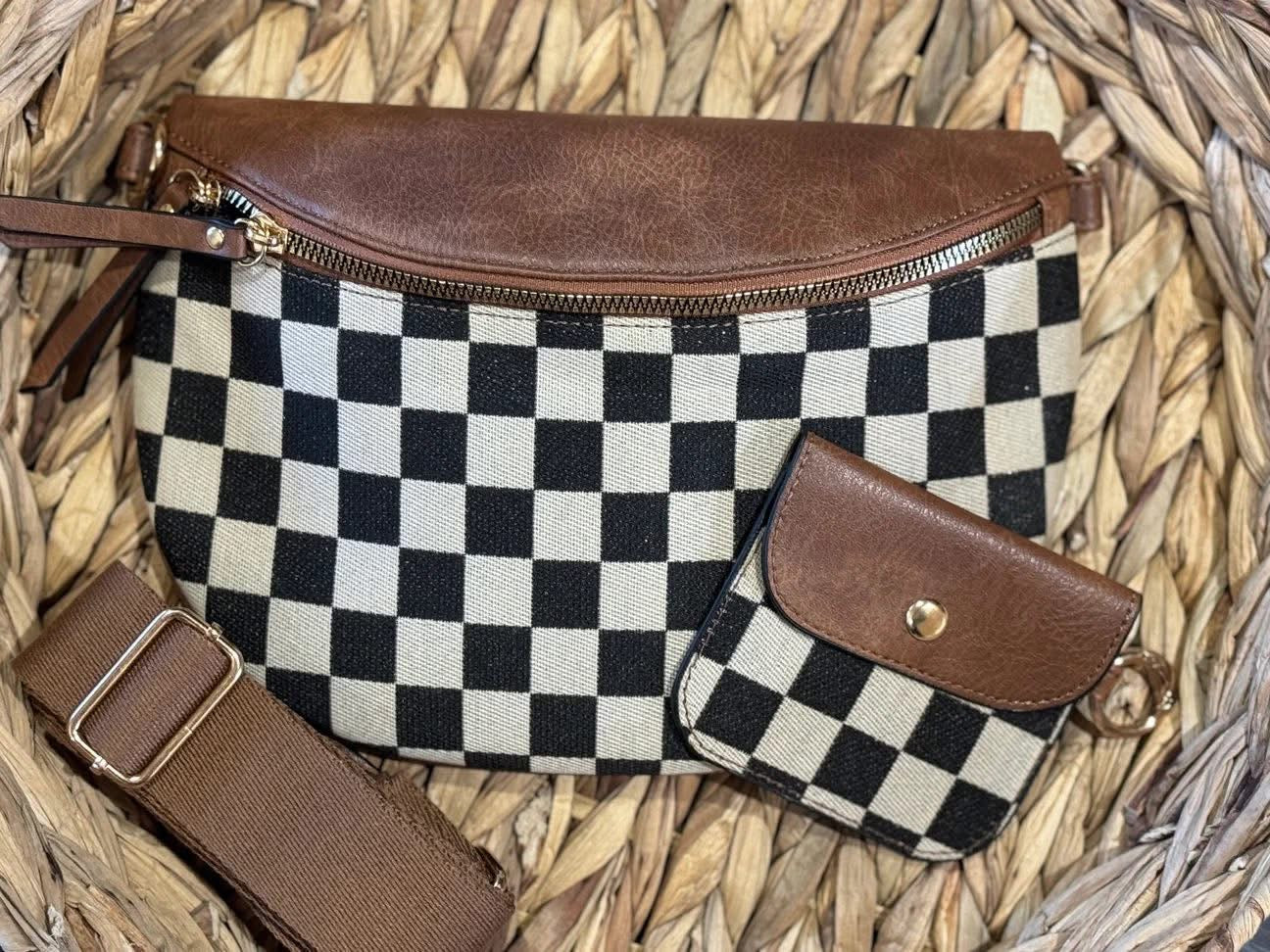 Checkered Bum Bag
