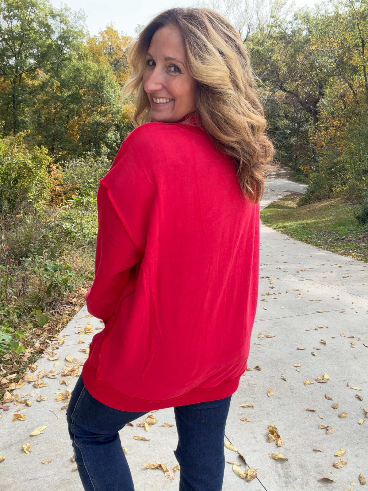 Naughty & Nice Reversible Mockneck