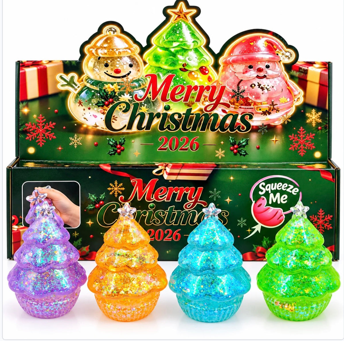 Glitter Christmas Tree Squishy
