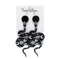 Sabrina Snake Dangles (BLACK)