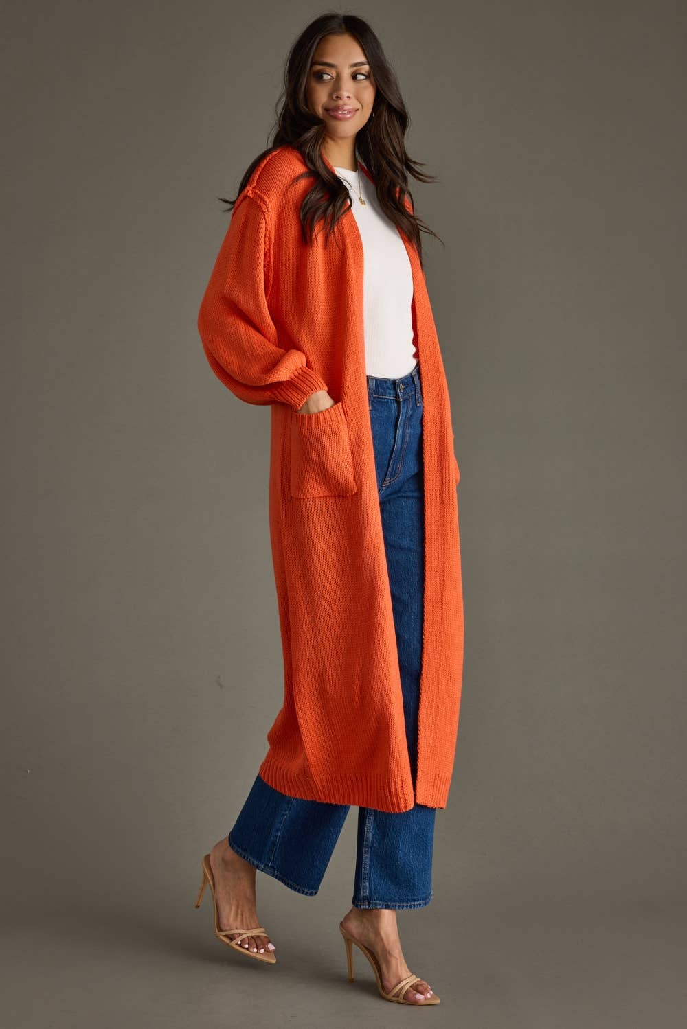Main Character Energy Duster- Orange