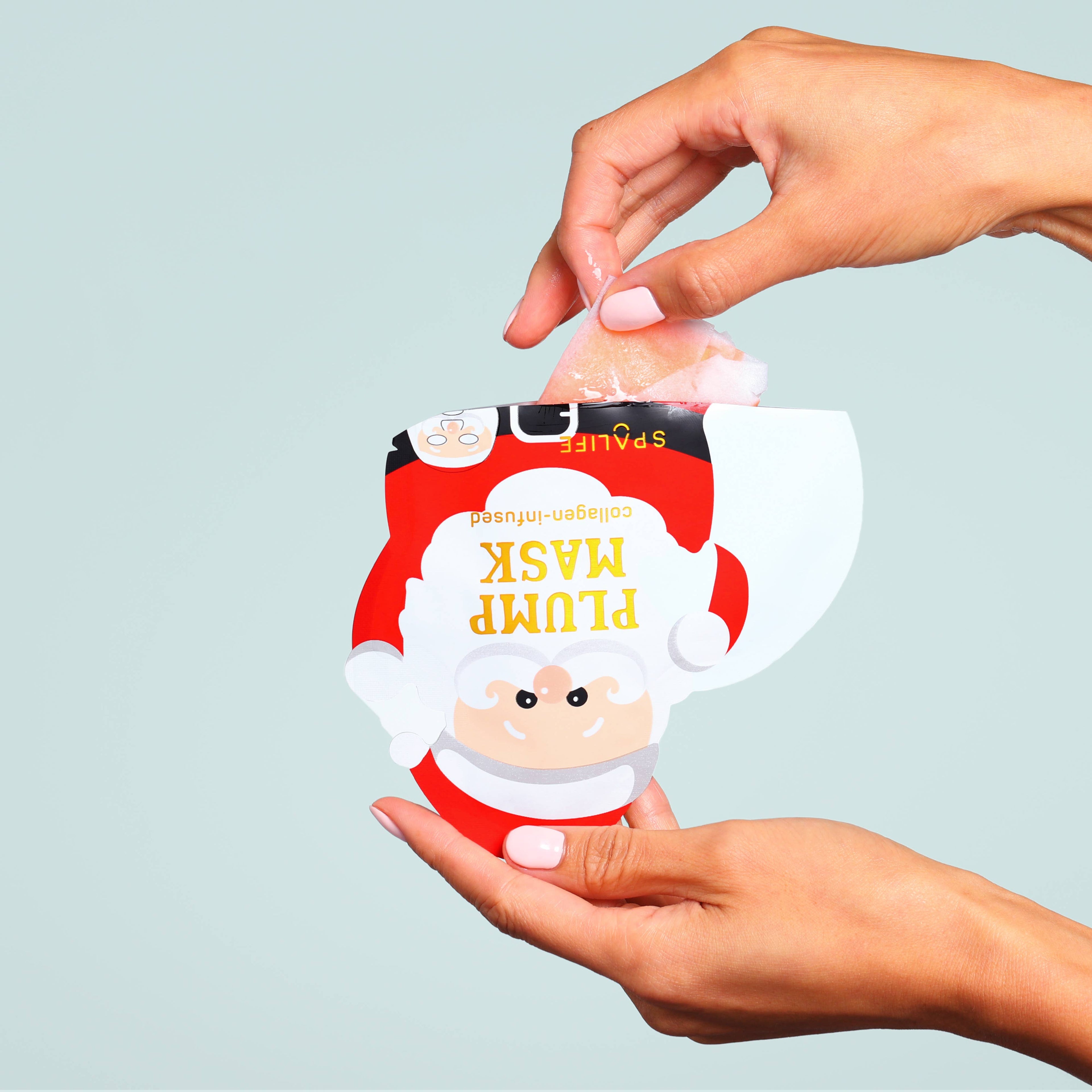 Christmas Holiday Santa's WorkShop Facial Mask