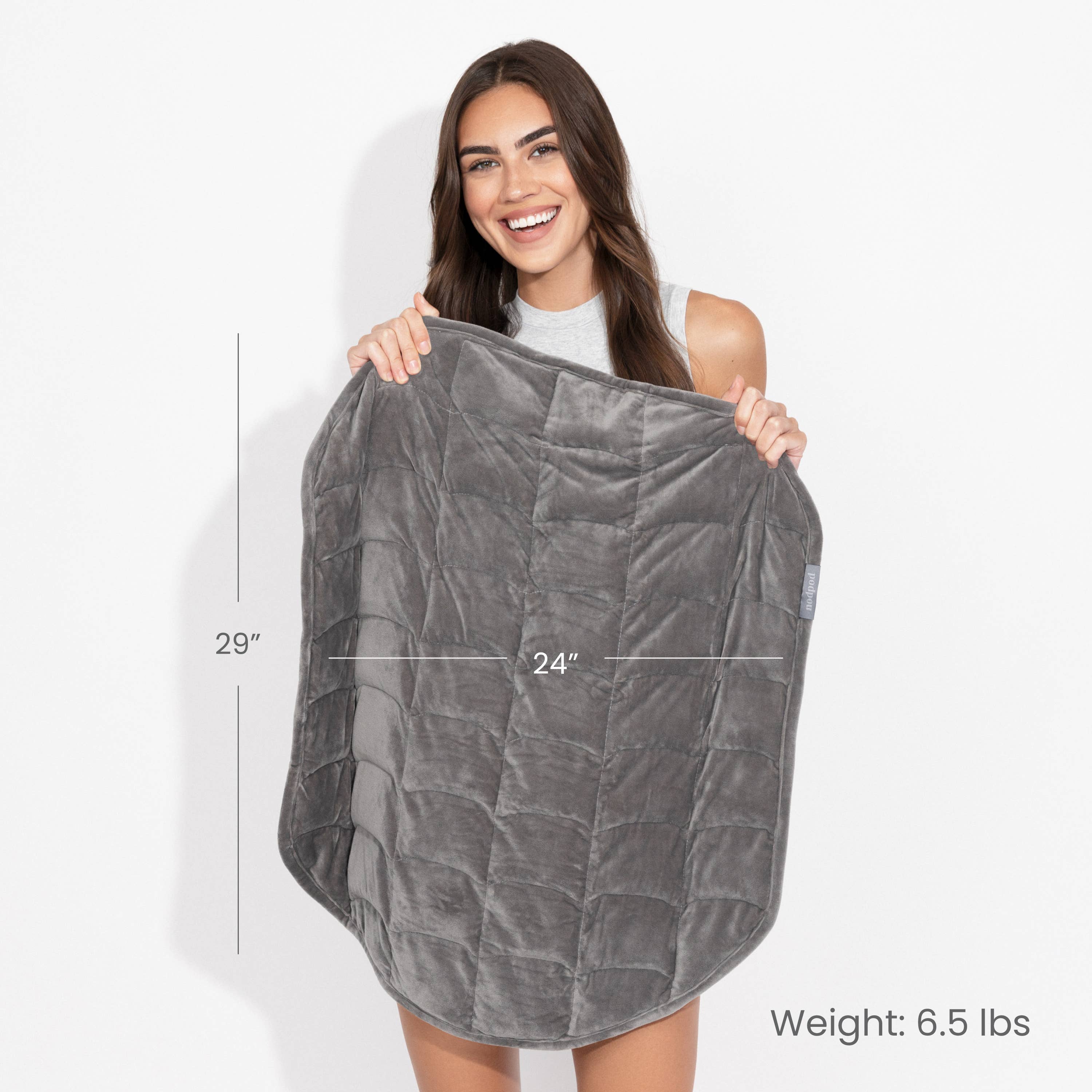 Elephant Gray Nodpod BODY  - Weighted Blanket