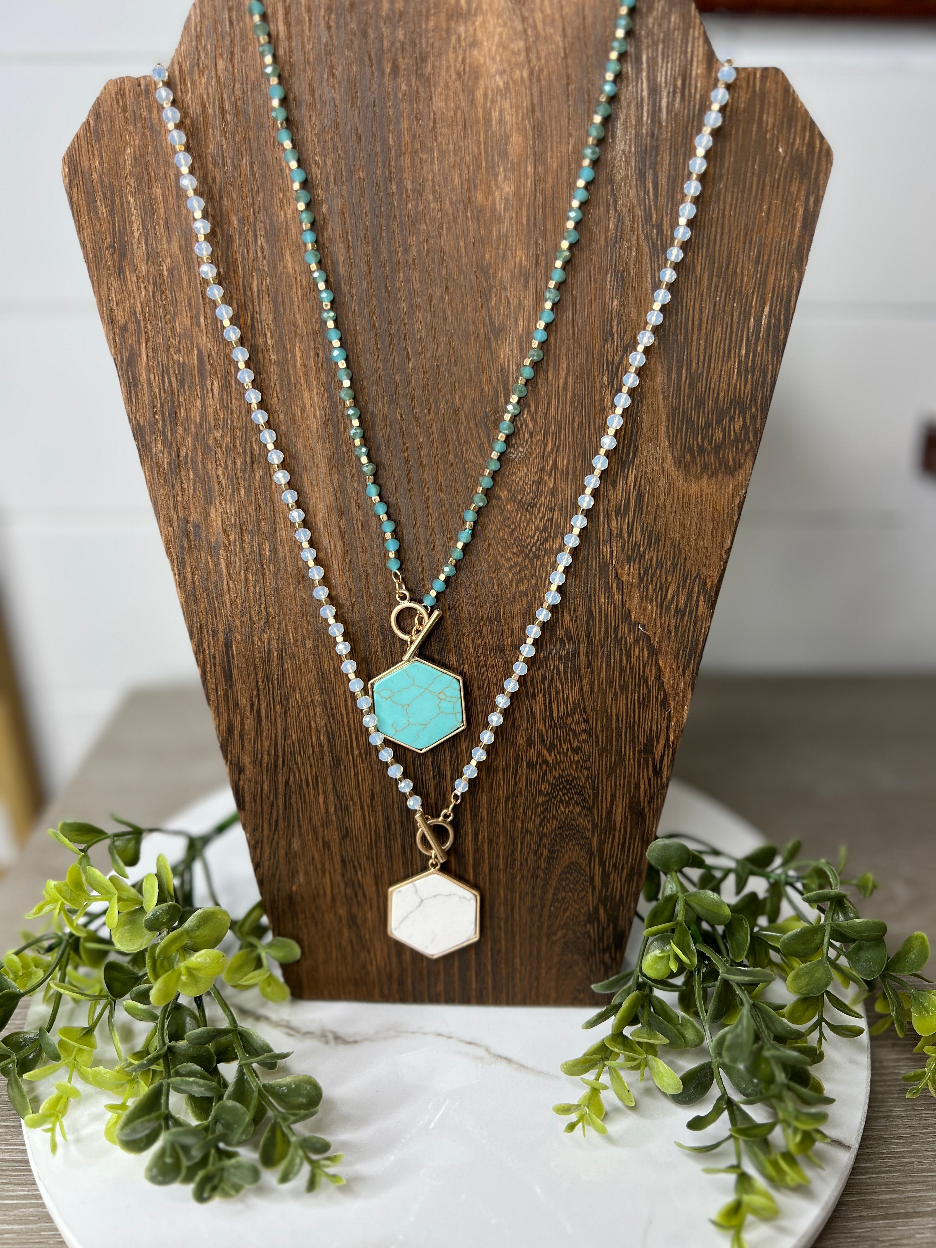 Toggle Stone Necklace