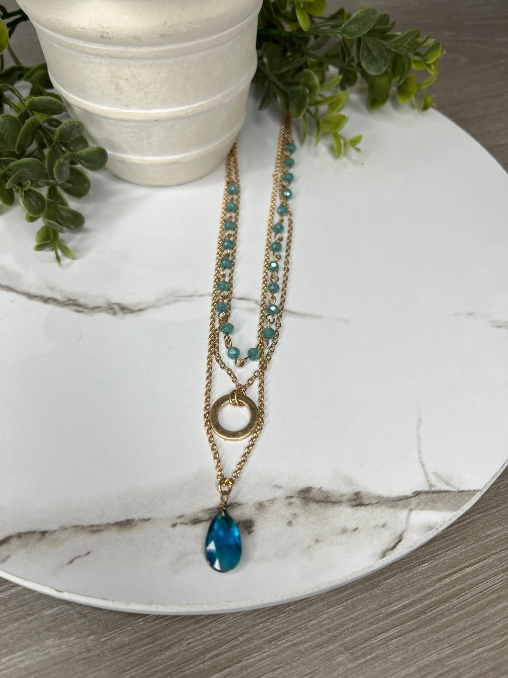 Set of 3 Semi Precious Necklaces