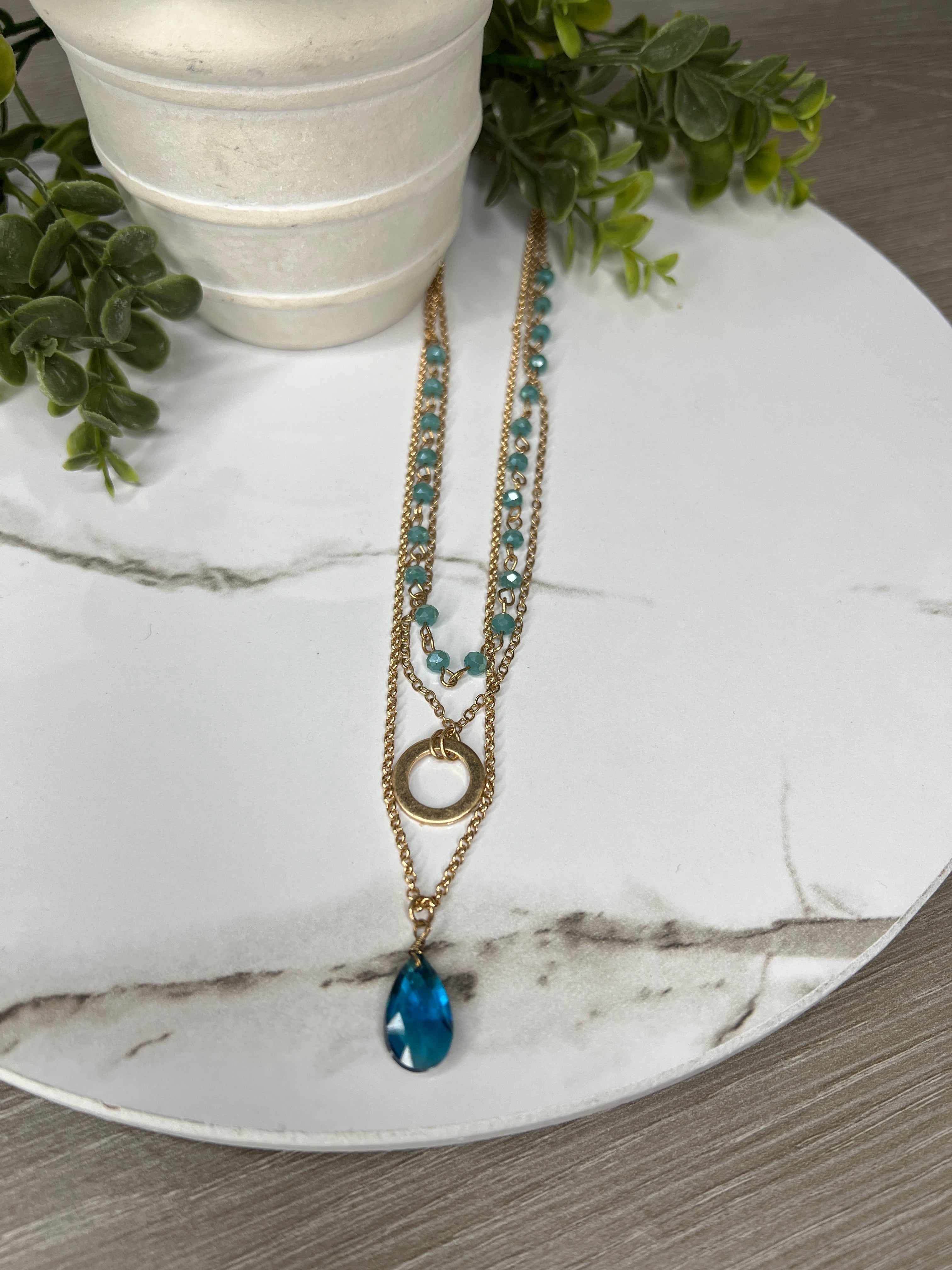 Set of 3 Semi Precious Necklaces