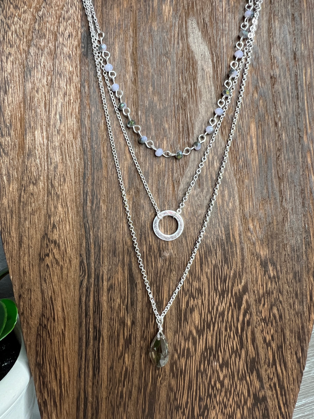 Set of 3 Semi Precious Necklaces