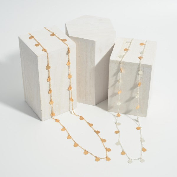Circle Disc Necklace